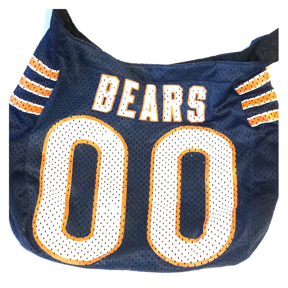 NFL Bears Navy Jersey Tote Bag